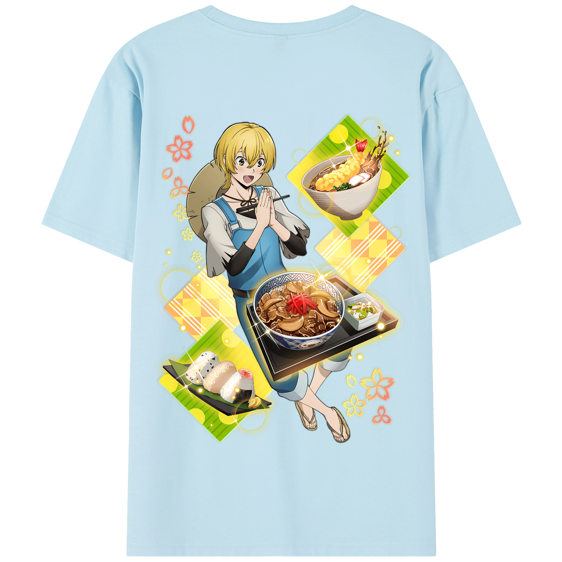 （画像用） 文豪ストレイドッグス Bungo Stray Dogs 綿100％半袖Tシャツ（背面プリント）